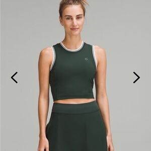 Lululemon Athletica Dark Green Tank Top